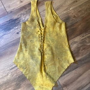 Cozy n Spice Leotard Handmade Plant dyed